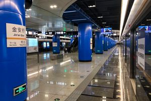 6호선 승강장 (2019년 6월 촬영)