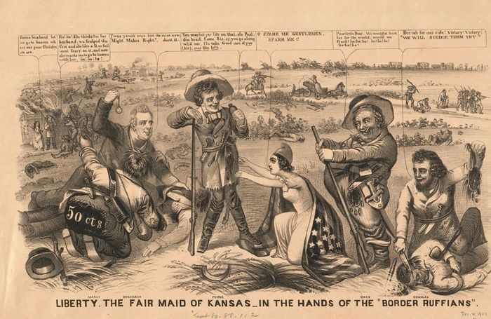 캔자스의 공정한 하녀, 자유가 보더 러피안의 손에 들어감,