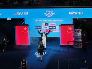 2017년 세계 수영 선수권 대회에서 쉬자위