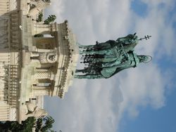 알라요스 스트로블 제작 성 이슈트반 1세 동상