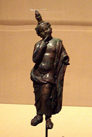 바그람 출토, 하르포크라테스의 상. 2세기