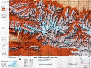 허징 현 북부 지역을 포함한 지도 (ATC, 1971)
