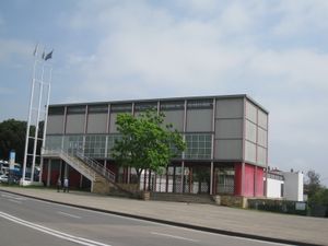 파리 스페인 공화국 파빌리온(1937). 1992년 바르셀로나 복원