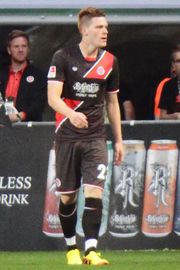 2013년 FC 장크트 파울리에서 뛰고 있는 할스텐베르크.