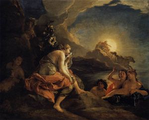 해바라기로 변한 클리티에, 샤를 드 라 포스, 캔버스에 유채, 1688년