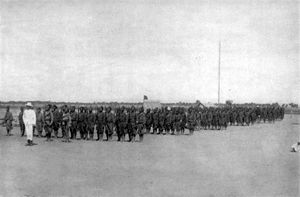 전형적인 Force Publique 연대, 1900년경