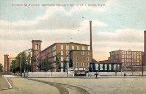 1908년 폴 리버의 그래나이트 제분소(Granite Mills)