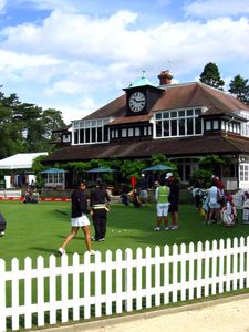 2008년 위민스 브리티시 오픈 당시 선닝데일 골프 클럽의 연습 그린.