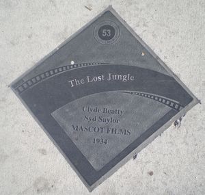 로스트 정글, 스튜디오 시티 명예의 거리, 벤추라 대로와 로렐 캐년, 스튜디오 시티, 캘리포니아