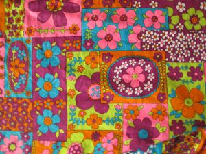 히피 문화가 반영된 1960년대 후반의 면직물 (미국)