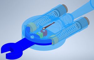 J. H. Sharp의 특허 렌치 개념도