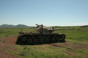 눈물의 계곡, 골란 고원 근처 기념관에 있는 쇼트 전차