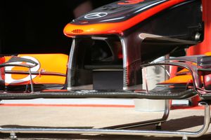 MP4-26의 프리 시즌 테스트에서의 프론트 윙