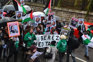  2018년 3월 8일, 파리에서 열린 친팔레스타인 시위