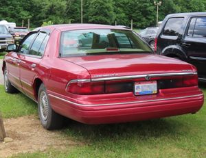 1997년형 머큐리 그랜드 마퀴스 GS, 후면