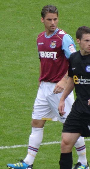 2011년 웨스트햄 유나이티드에서 뛰는 벤틀리