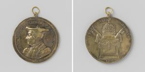 피에르 레니에가 디자인하고 1634년에서 1640년 사이에 제작된 조르주 당부아즈를 기념하는 메달