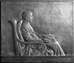 헬렌 팜스워스 미어스의 맥도웰의 청동 부조 (1906년, 주조 1907년) 브루클린 박물관