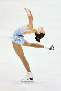 코언이 레이백 스핀을 하는 모습, 2002년 동계 올림픽