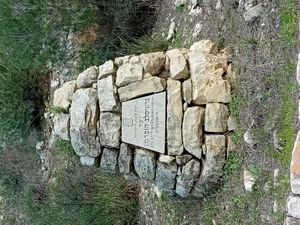 예루살렘과 베이트 자이트 사이의 숲을 브로니스와프 후베르만에게 헌정하는 기념비