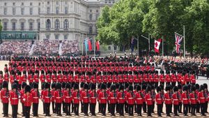 2022년 근위대 열병식.