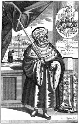 작센 선제후 프리드리히 3세의 초상화(17세기)