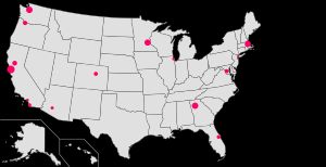 2006년 LGBT 개인 비율이 가장 높은 미국 도시