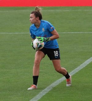 2021년 호주 대표팀 훈련 중인 아놀드