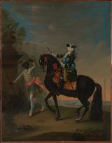 엘리자베타 기마상, 시종 동반