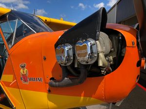 1944 파이퍼 컵 J-3C-100 HB-OUE, 희귀한 롤스로이스 100hp 엔진