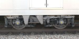 도쿄 지하철 6000계의 양압 브레이크식 대차 (스미토모 금속 FS378형)