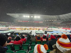 2019 NHL 헤리티지 클래식 경기 중의 모자이크 스타디움