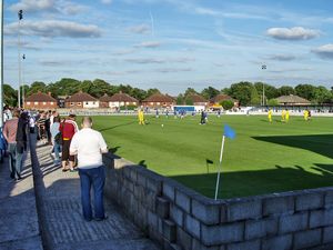 2006년 이웃 버리 FC와의 친선 경기 중 스테인턴 파크