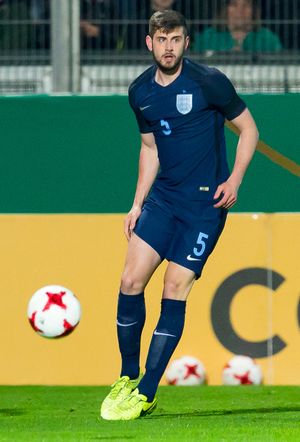 2017년 잉글랜드 U-21에서 뛰는 스티븐스