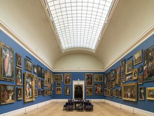 RISD 미술관의 살롱 스타일 회화 갤러리