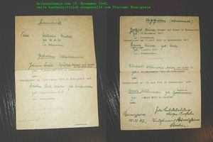 나치 시대의 아리아인 증명서, 1943년.