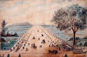 마틴 쥘이 그린 파울리스타 대로의 첫 번째 그림