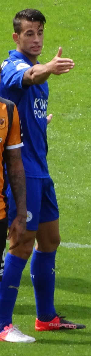 2016년 8월 레스터 시티에서 활동하는 에르난데스