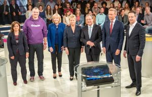 TV 토론 후 선두 후보들