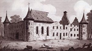 1825년의 롱괴유 요새 폐허