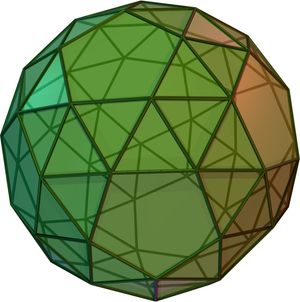 엇깎은 정십이면체 (시계 방향)