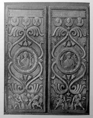 집정관 디립틱 (540) 유스티니아누스 1세의 사촌 게르마누스의 아들인 유스티누스의 모습