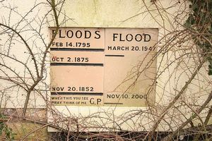 기튼의 홍수 표지 (1795년 홍수 및 기타 홍수의 수위 표시)