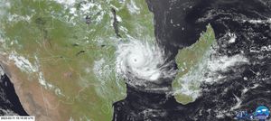 3월 11일, 사이클론 프레디가 모잠비크에 재상륙하였다.