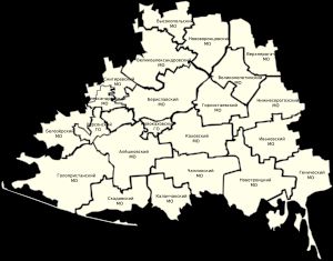 러시아가 주장하는 영토의 행정 구역