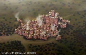 누라게 마을의 그래픽 재구성