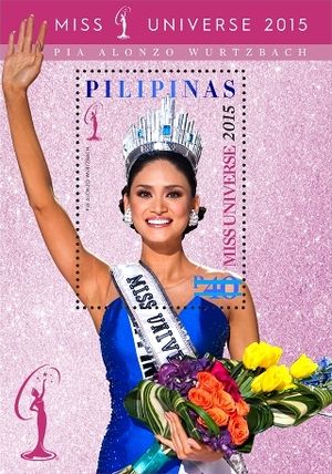 워츠바흐를 기리는 필리핀 우체국 발행 기념 우표