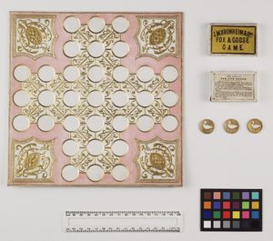 1840년대 영국 "여우와 거위" 게임