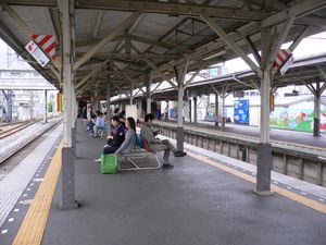 2006년 6월, 개업 당시의 지상 플랫폼