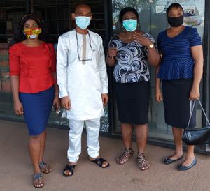 2020년 6월, 나이지리아의 코로나19 정보 인식 자원 봉사자